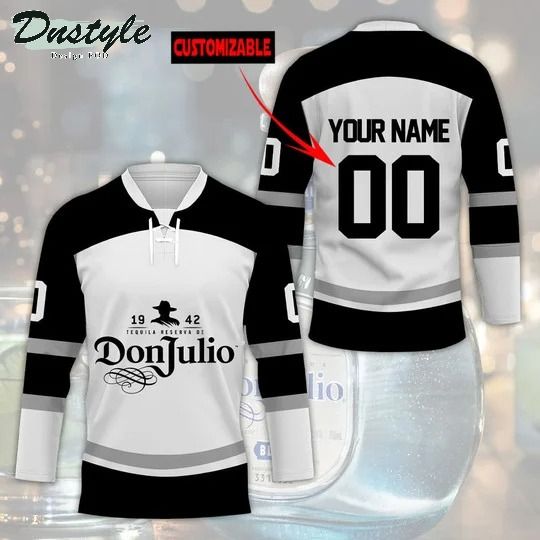 Don julio custom name and number hockey jersey