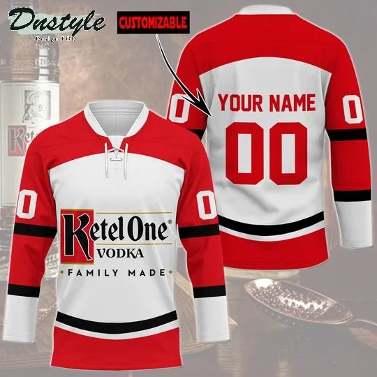 Ketel one vodka custom name and number hockey jersey