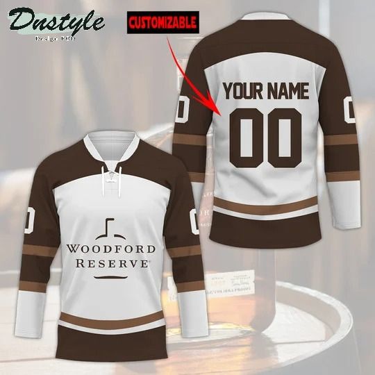 Woodford reserve custom name and number hockey jersey