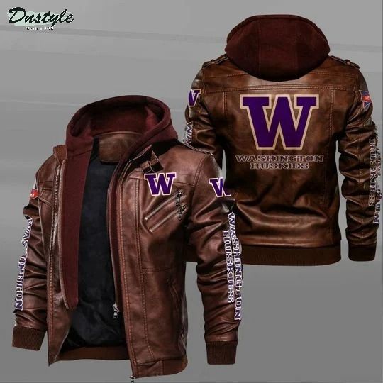 Washington Huskies leather jacket