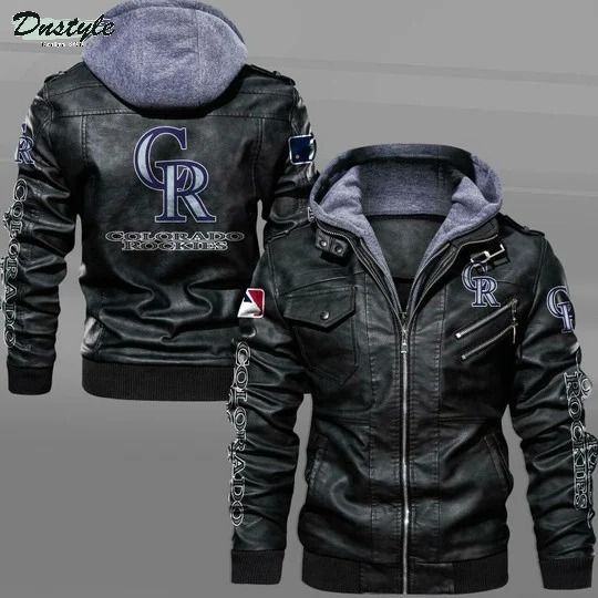 Colorado Rockies leather jacket