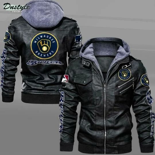 Milwaukee Brewers leather jacket