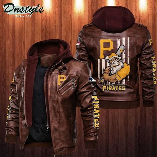 Pittsburgh Pirates MLB santa leather jacket