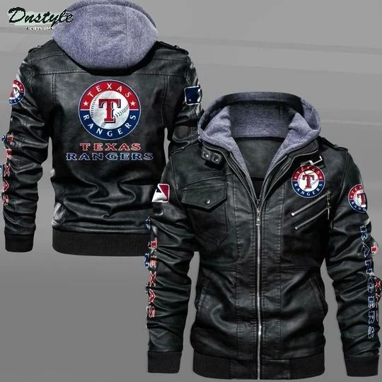 Texas Rangers leather jacket