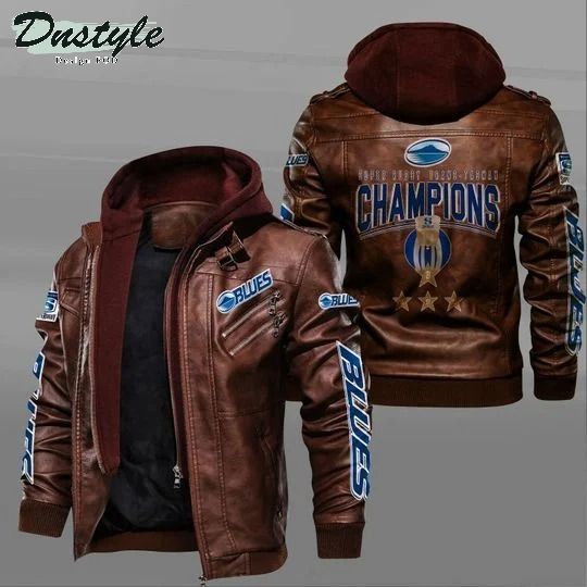 Blues leather jacket