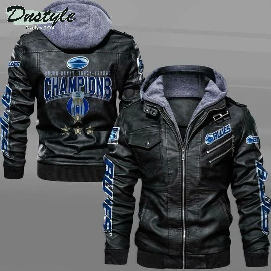 Blues leather jacket