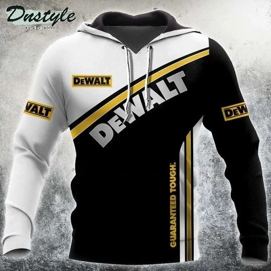Dewalt guaranteed tough 3d all over printed hoodie