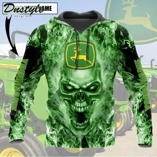 Personalized John Deere Tractor 3D All Over Printed Hoodie