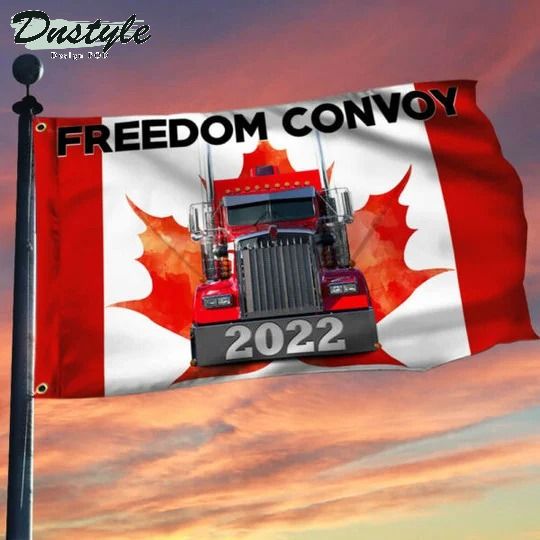 Freedom Convoy 2022 Trucker Canada Flag