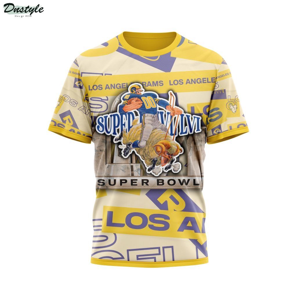 NFL Los Angeles Rams Super Bowl LVI Champions Custom 3D Hoodie
