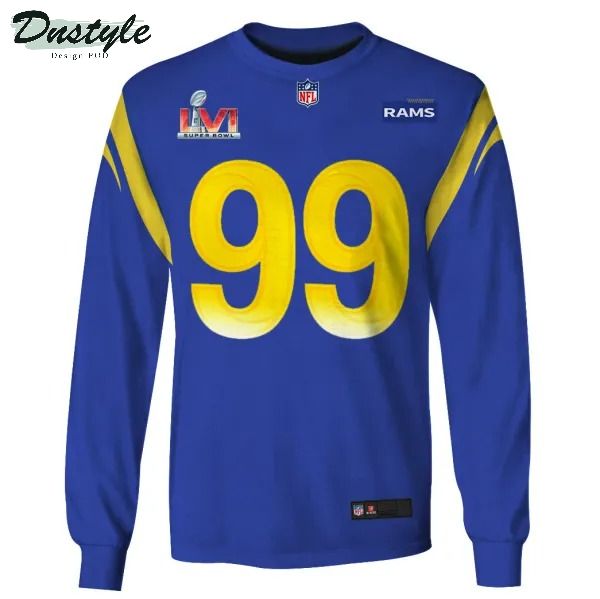 Los Angeles Rams NFL Donald 99 3d full printing hoodie