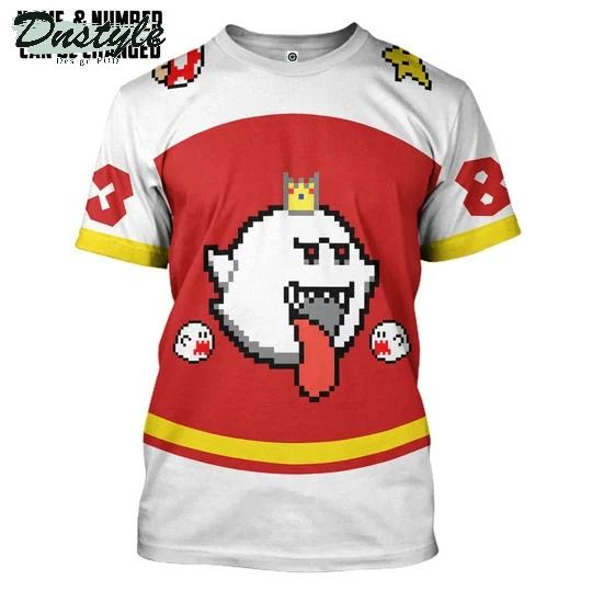 King boo sports custom name and number 3d hoodie