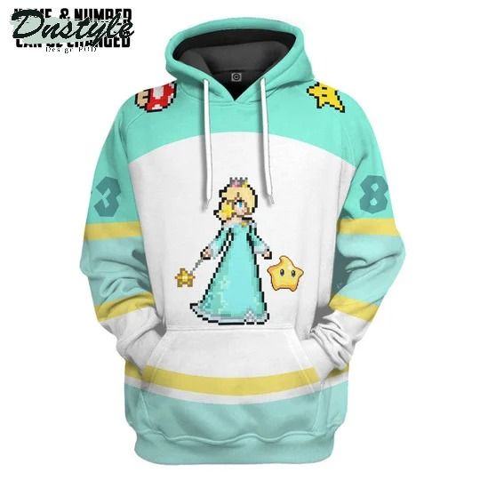 Rosalina sports custom name and number 3d hoodie