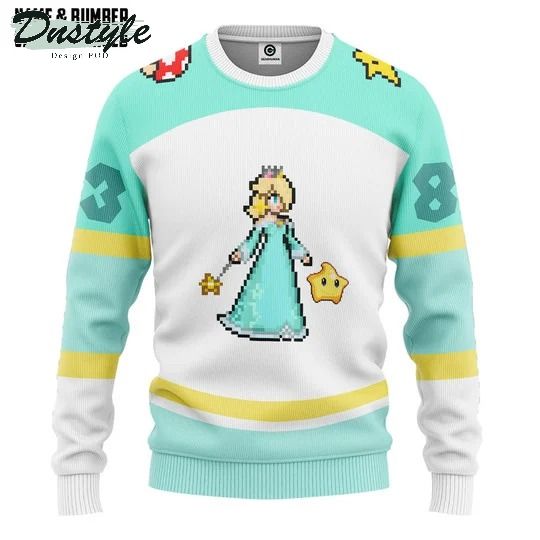 Rosalina sports custom name and number 3d hoodie