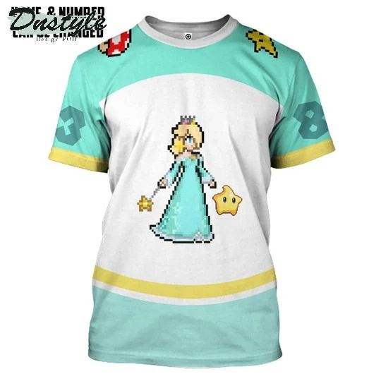 Rosalina sports custom name and number 3d hoodie