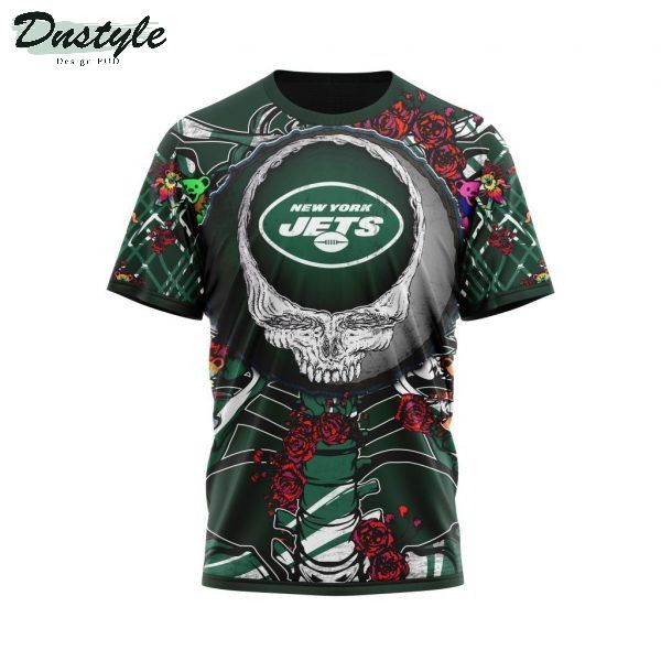 NFL New York Jets Mix Grateful Dead Personalized 3D Hoodie