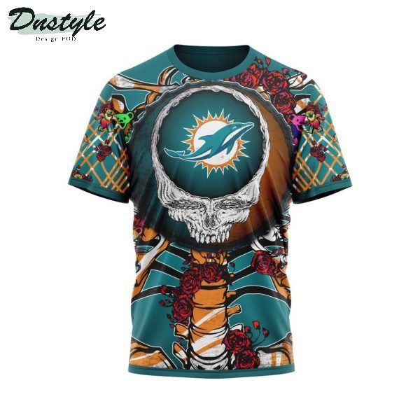 NFL Miami Dolphins Mix Grateful Dead Personalized 3D Hoodie