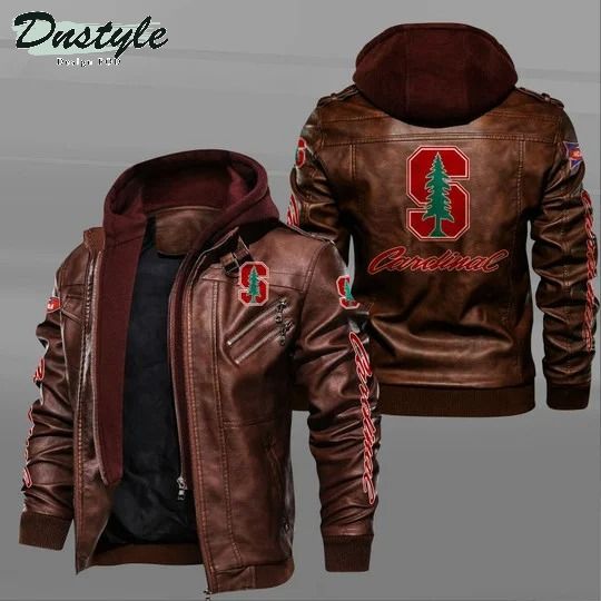 Stanford Cardinal NCAA leather jacket