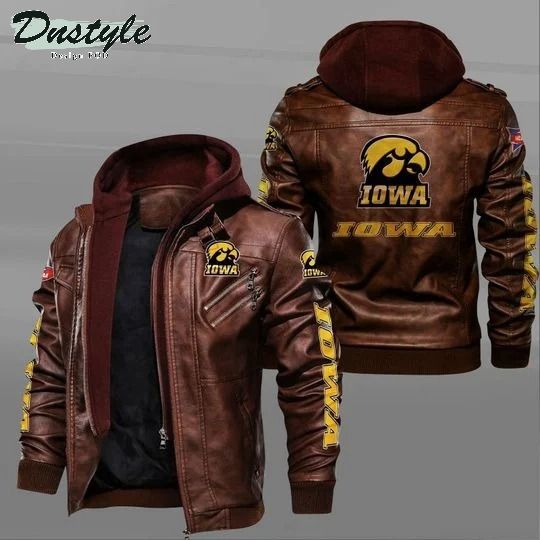Iowa Hawkeyes NCAA leather jacket
