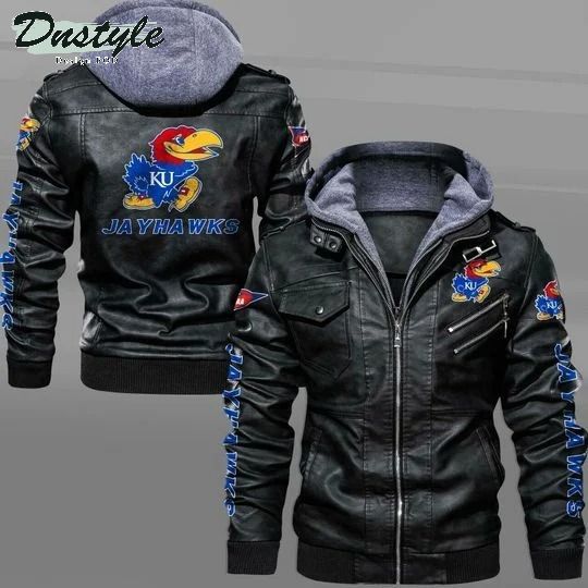 Kansas Jayhawks NCAA leather jacket