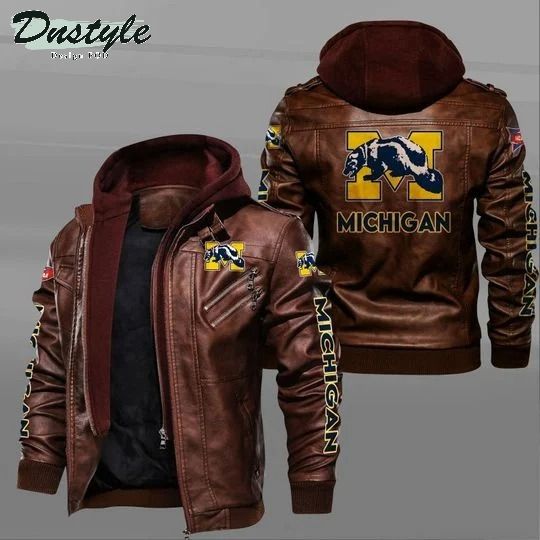 Michigan Wolverines NCAA leather jacket