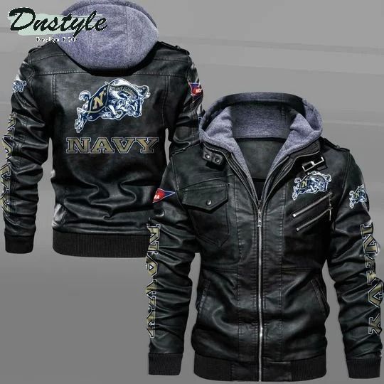 Navy Midshipmen NCAA leather jacket
