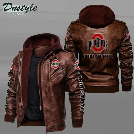 Ohio State Buckeyes NCAA leather jacket