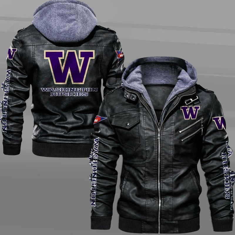 Washington State Cougars NCAA leather jacket