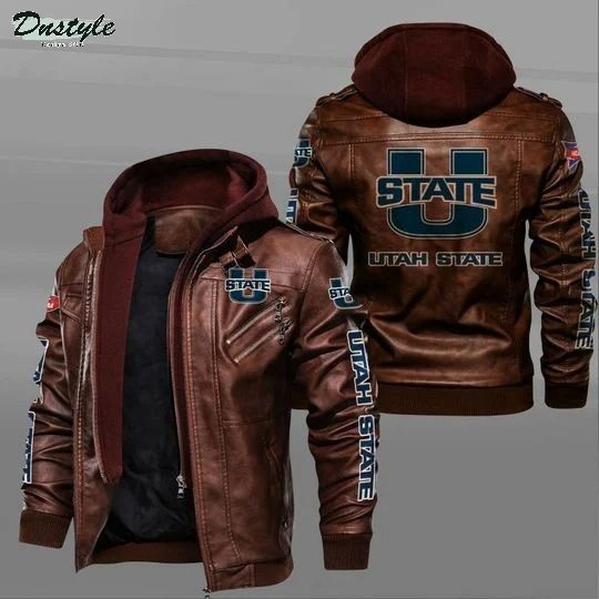 Utah State Aggies NCAA leather jacket
