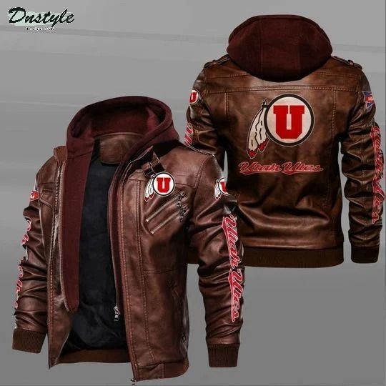 Utah Utes NCAA leather jacket