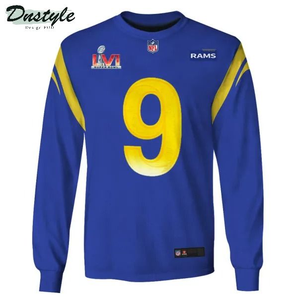 Los Angeles Rams NFL Stafford 9 3d full printing hoodie
