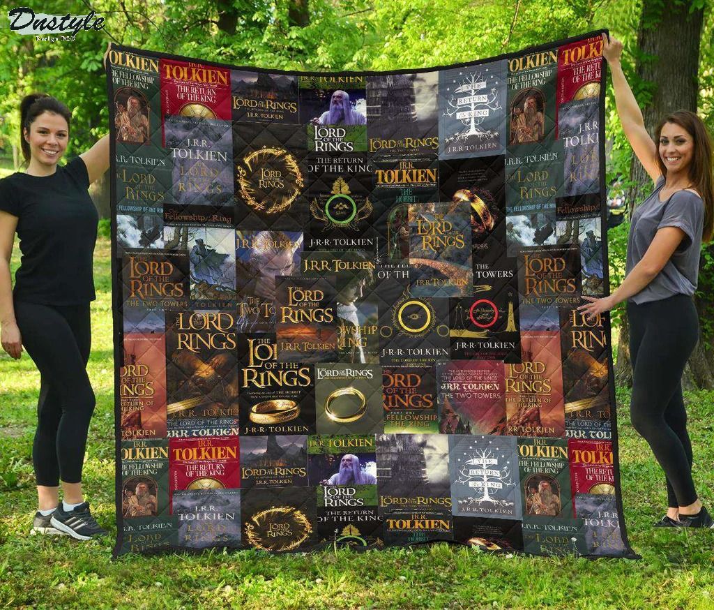 The Lord Of The Rings Books Covers Quilt