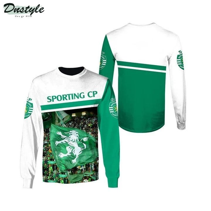 Sporting CP 3d all over printed hoodie