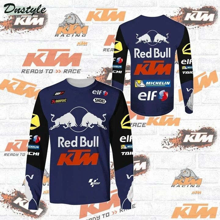 Redbull KTM racing dark blue 3d all over printed hoodie