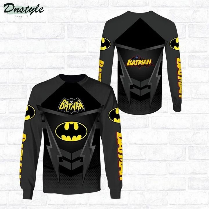 Batman black 3d all over printed hoodie