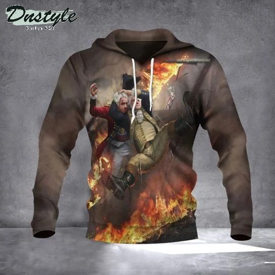 Washington Fighting Civil War 3d all over printed hoodie