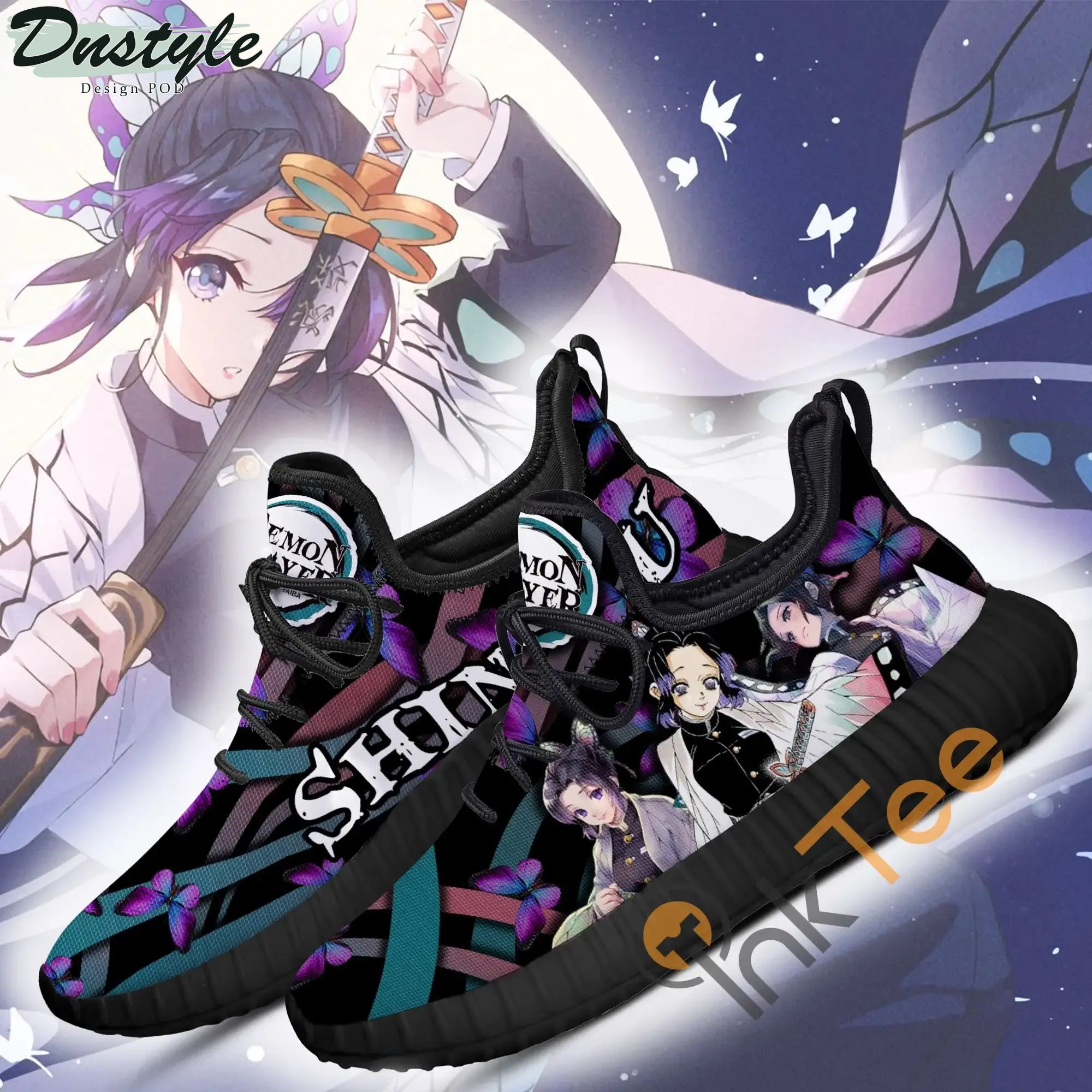 Demon Slayer Shinobu Kocho Custom Anime Reze Shoes