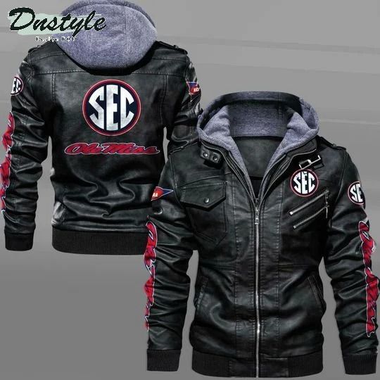 Ole Miss Rebels NCAA leather jacket