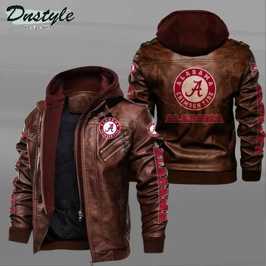 Alabama Crimson Tide leather jacket