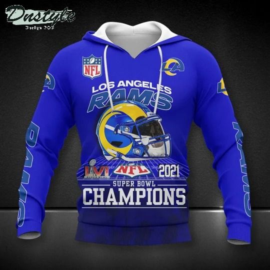 Los Angeles Rams super bowl champions 2021 3d printed hoodie