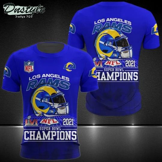 Los Angeles Rams super bowl champions 2021 3d printed shirt