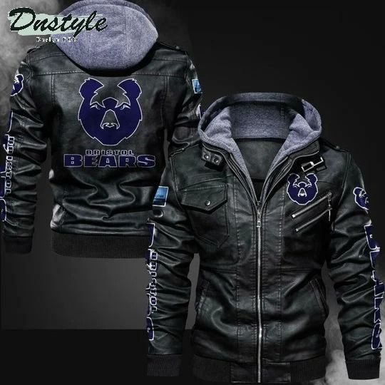 Bristol Bears rugby leather jacket