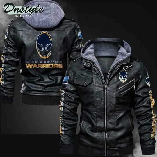Worcester Warriors rugby leather jacket