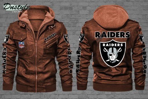 NFL Las Vegas Raiders leather jacket 1