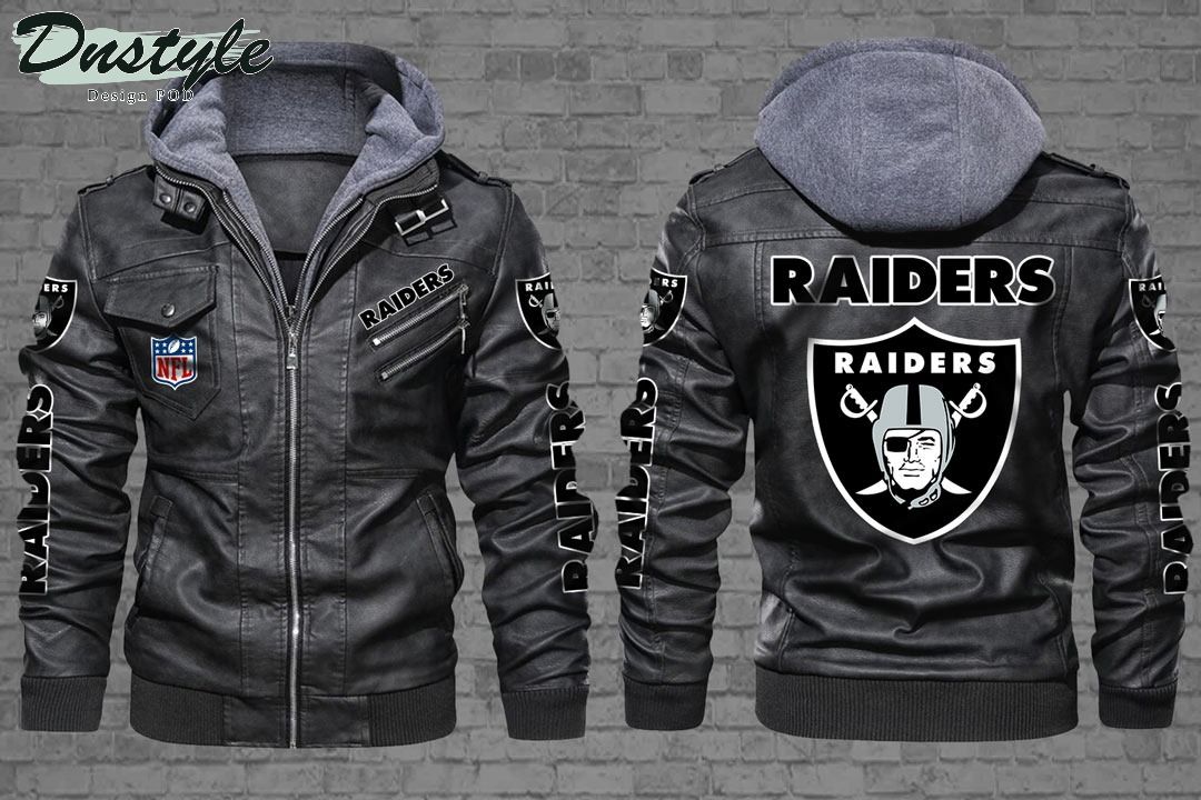 NFL Las Vegas Raiders leather jacket