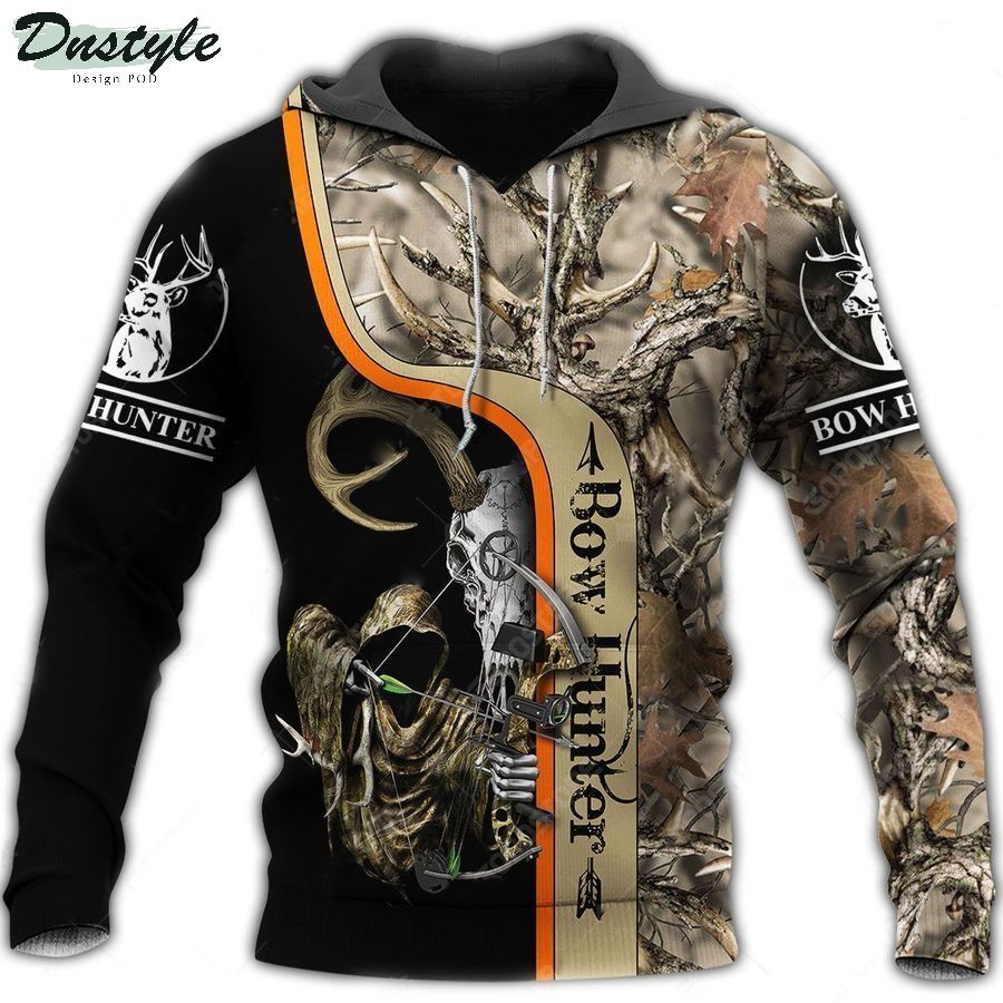 Bone Reaper Bow Hunter 3D Jersey Hoodie