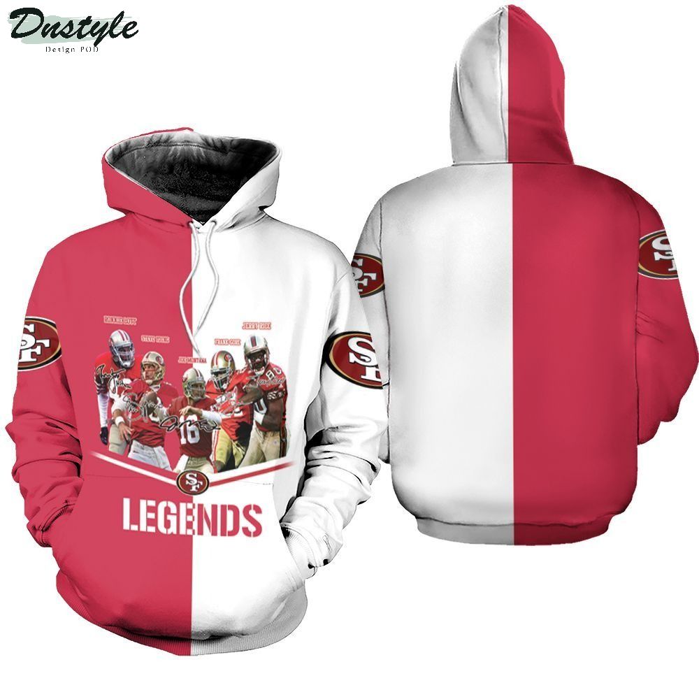 San Francisco 49Ers Legends 3D Jersey Hoodie