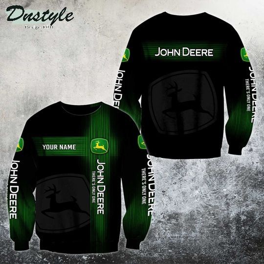 Personalized John Deere there's only one 3d all over printed hoodie
