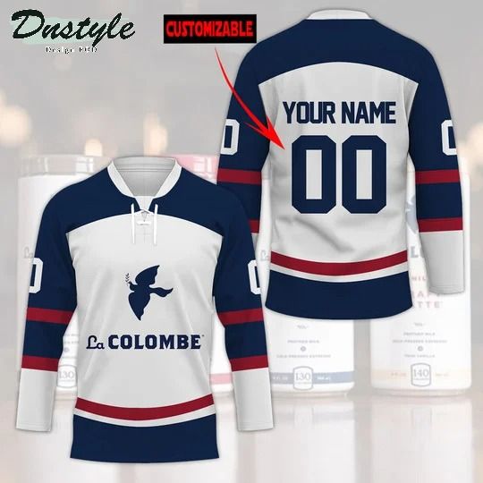 La colombe coffee roasters custom name and number hockey jersey