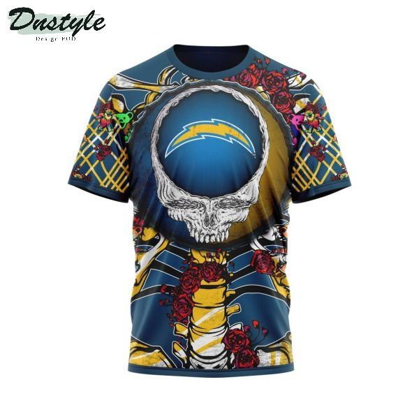 NFL Los Angeles Chargers Mix Grateful Dead Personalized 3D Hoodie